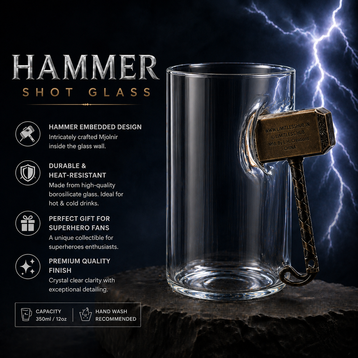 Hammer Shot Glass – 290 ML - Image 6