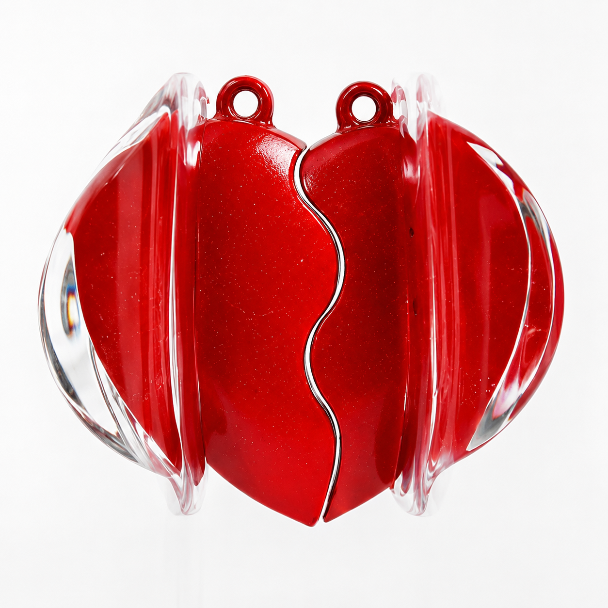 Magnetic Heart Embedded Glass Set – 290 ML - Image 7