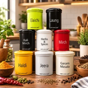 Spice Jar Container Set of 8